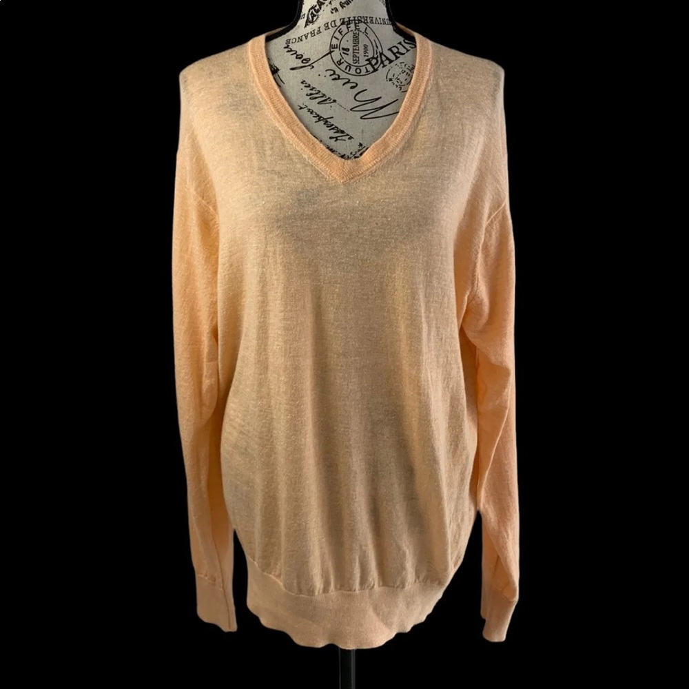 Peter Millar Large Wool/Linen Pullover - image 1